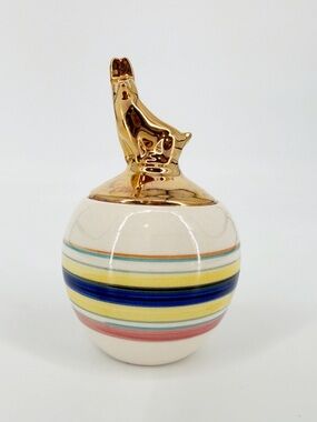 Anthropologie High as the Moon Bunny Rainbow Sugar Artist Fliff Carr